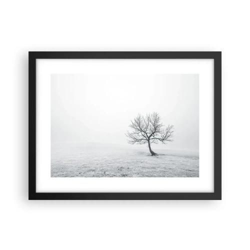 Affisch i svart ram - Mot intet - 40x30 cm