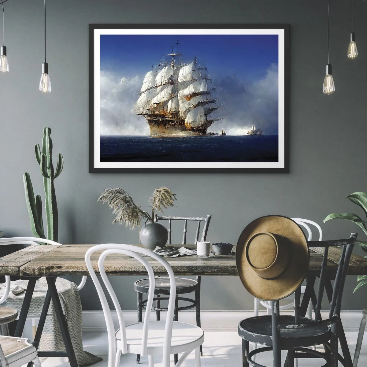 Affisch i svart ram - The great glory! - 70x50 cm