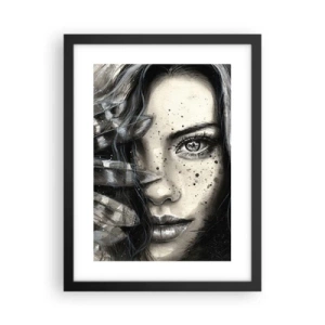 Affisch i svart ram - Vild skönhet - 30x40 cm