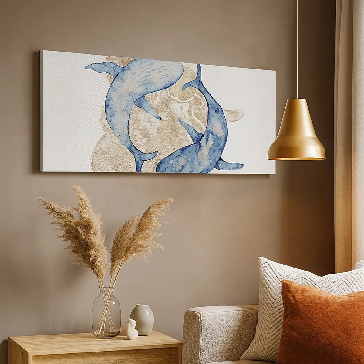 Canvastavla - Bild på duk - Vänskap eller kärlek? - 30x30 cm