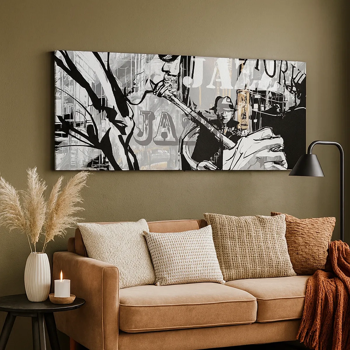 Canvastavla - Bild på duk - I New Yorks rytm - 30x30 cm