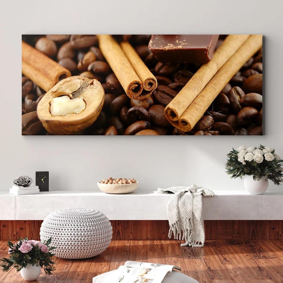 Canvastavla - Bild på duk - Aromkonsert - 100x40 cm