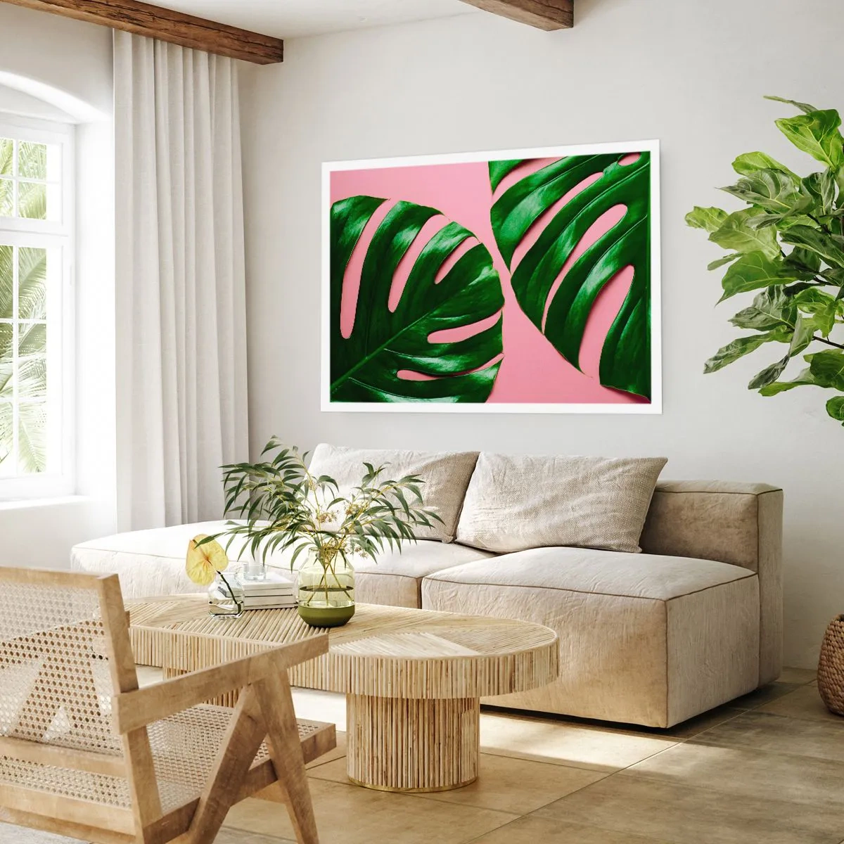 Affisch - Grön rendez-vous - 50x40 cm