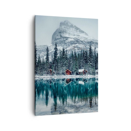 Canvastavla - Bild på duk - Kanadensisk tillflyktsort - 50x70 cm