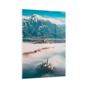 Glastavla - Bild på glas - Sagans början - 50x70 cm