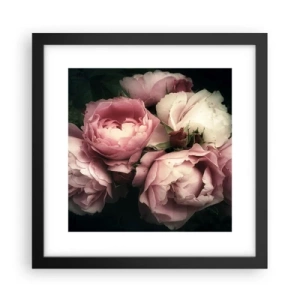 Affisch i svart ram - Belle epoque charm - 30x30 cm