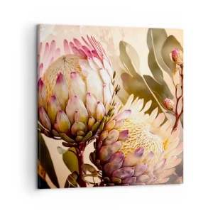 Canvastavla - Bild på duk - Ömsint omfamnad - 50x50 cm