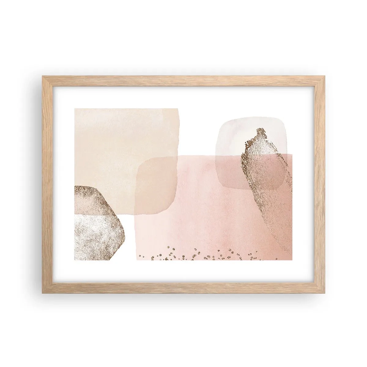 Affisch i ram av ljusek - Titta genom färgen - 40x30 cm