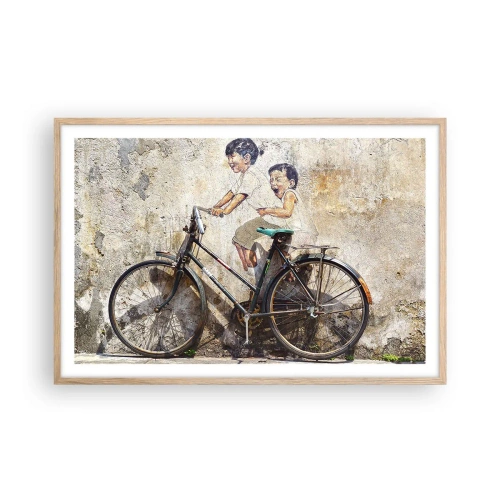 Affisch i ram av ljusek - Sant eller falskt? - 91x61 cm