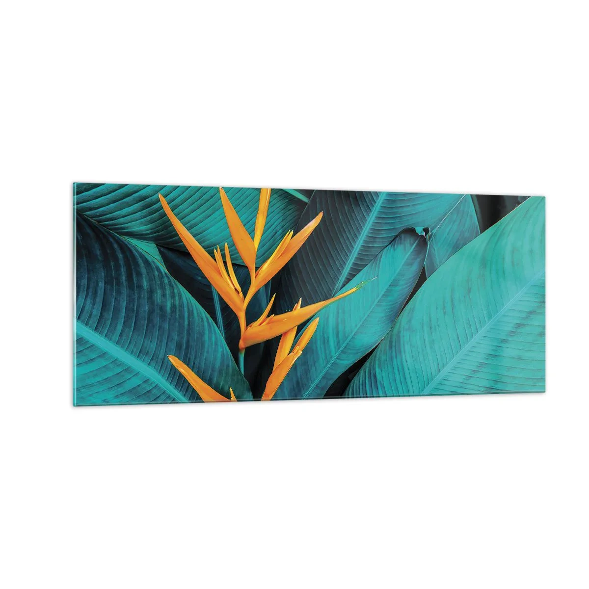 Glastavla - Bild på glas - Edens blomma - 100x40 cm