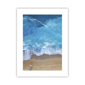 Affisch - Blå styrka - 30x40 cm