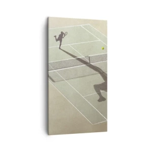 Canvastavla - Bild på duk - Övervinna sig själv - 45x80 cm