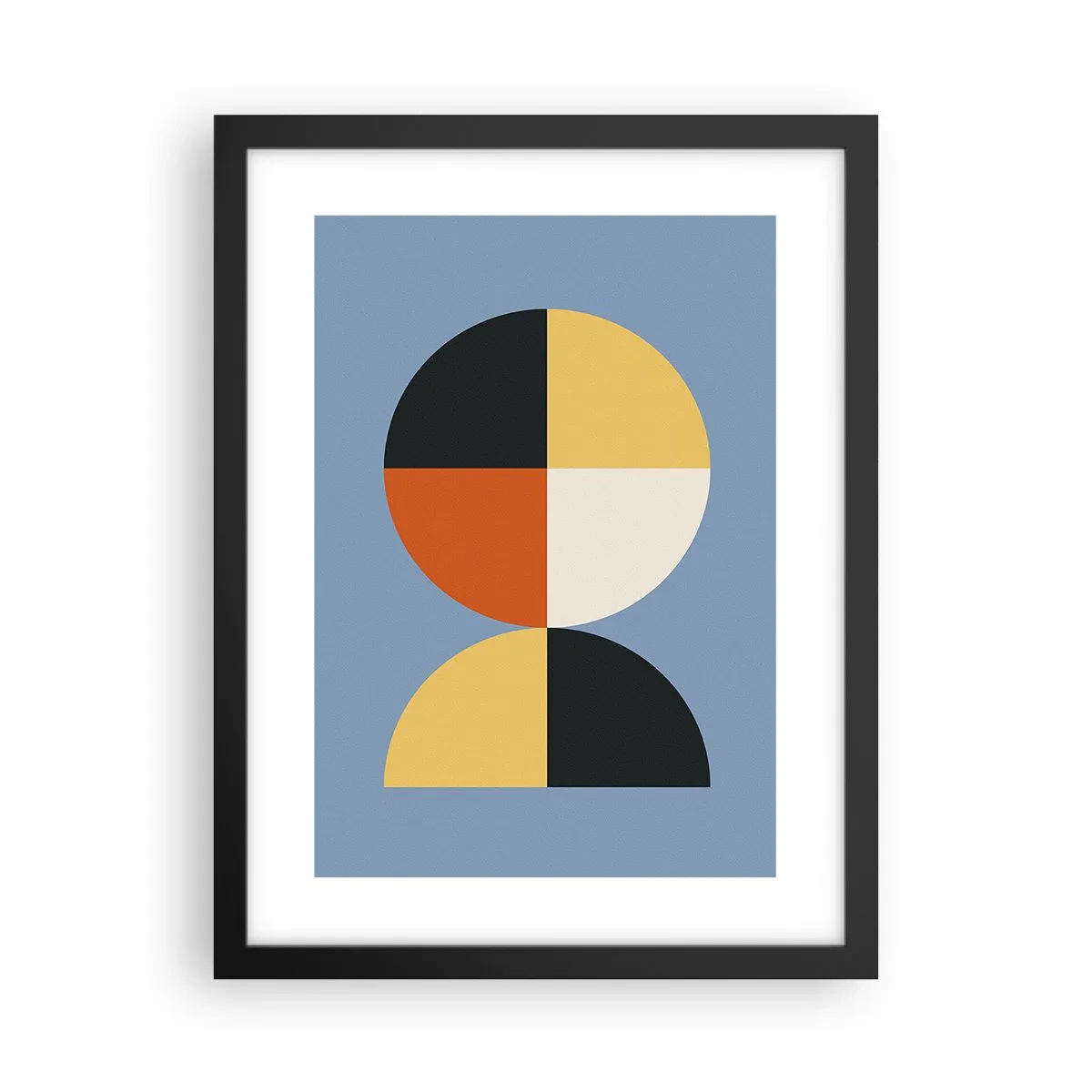 Affisch i svart ram - Titta och räkna - 30x40 cm