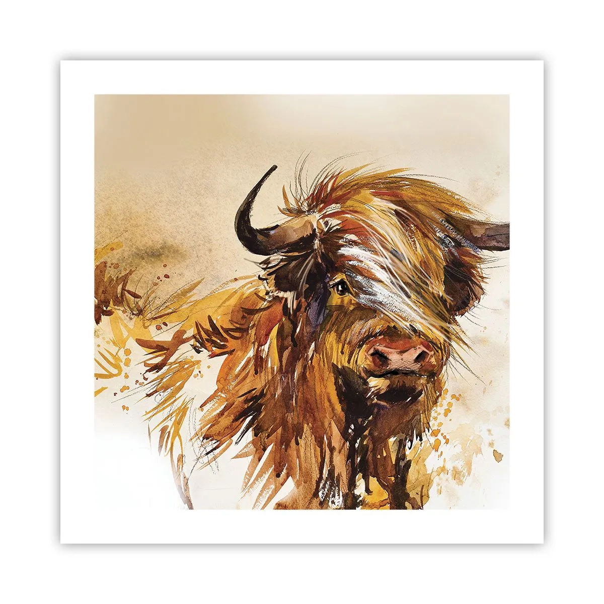 Affisch - Jägarens dröm - 50x50 cm