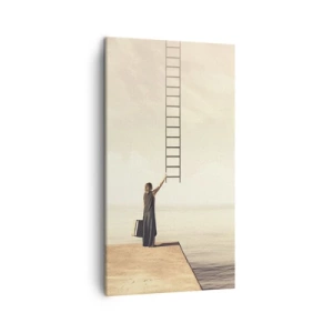 Canvastavla - Bild på duk - Magisk resa - 45x80 cm