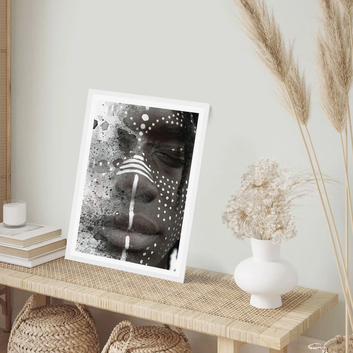 Affisch i vit ram - Upptäck den ursprungliga andan - 50x70 cm