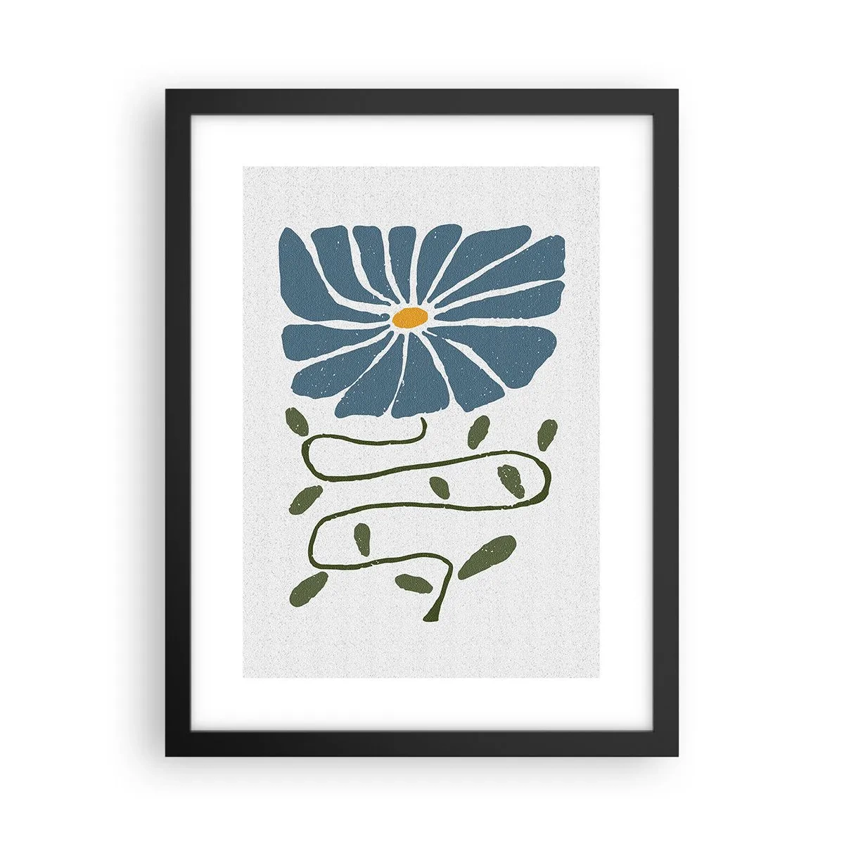 Affisch i svart ram - Kvist till blomma - 30x40 cm