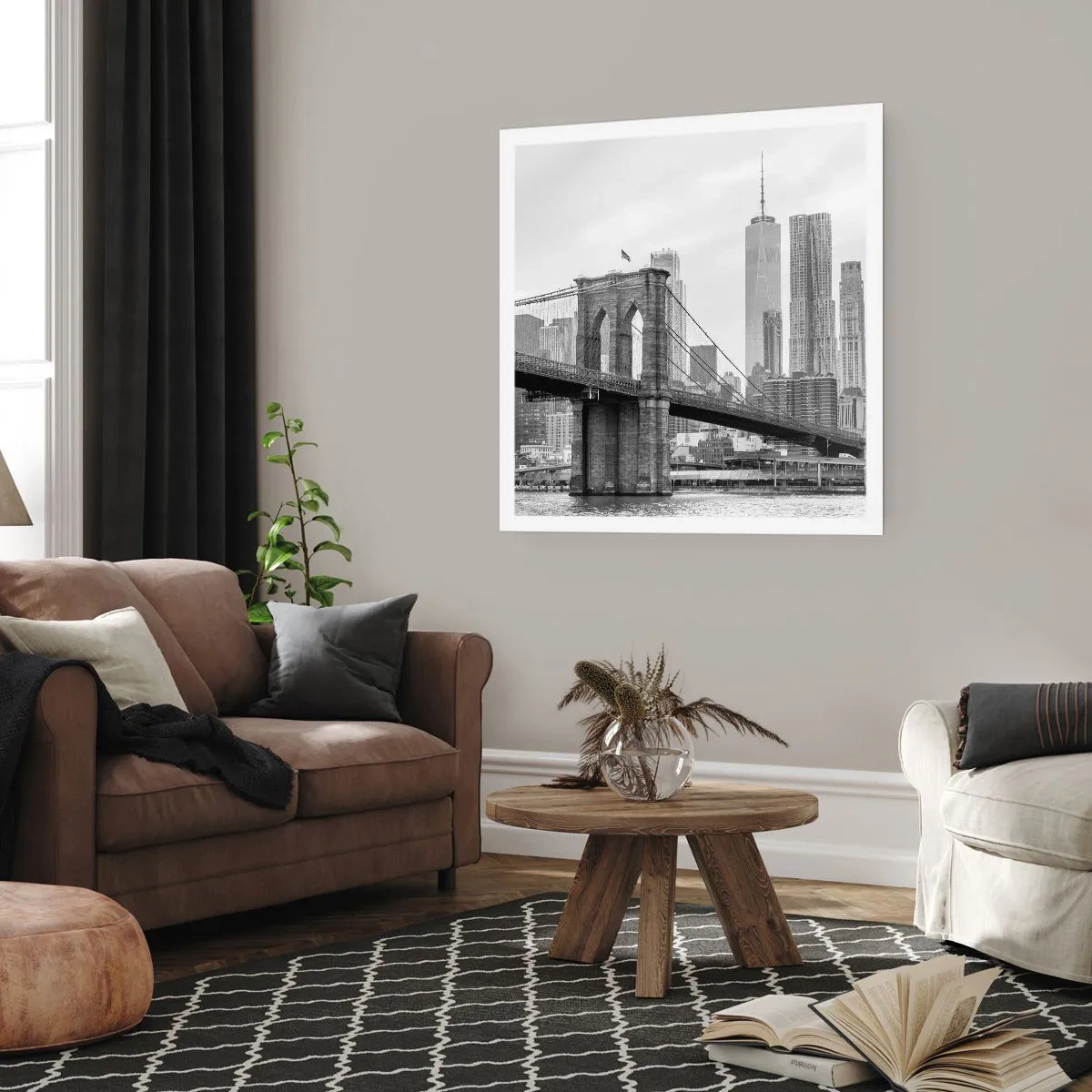 Affisch - New York stämning - 60x60 cm