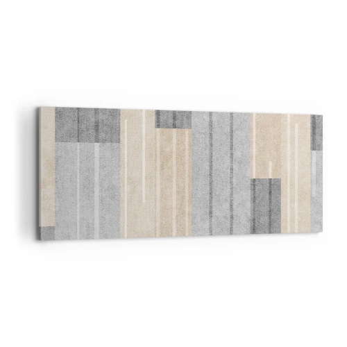 Canvastavla - Bild på duk - Komposition: allt i lod - 100x40 cm