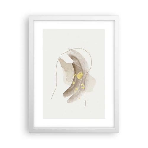 Affisch i vit ram - Träffat i rummet - 30x40 cm