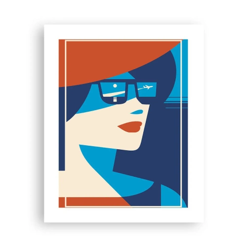 Affisch - Semesterresa - 40x50 cm