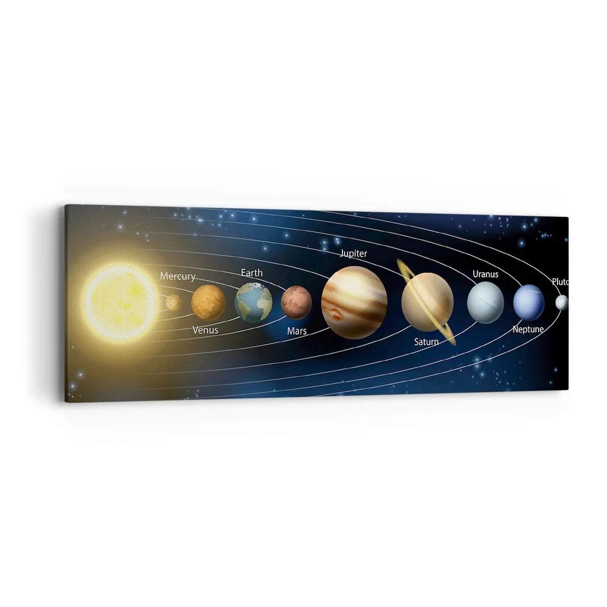 Canvastavla - Bild på duk - En av tio - 90x30 cm