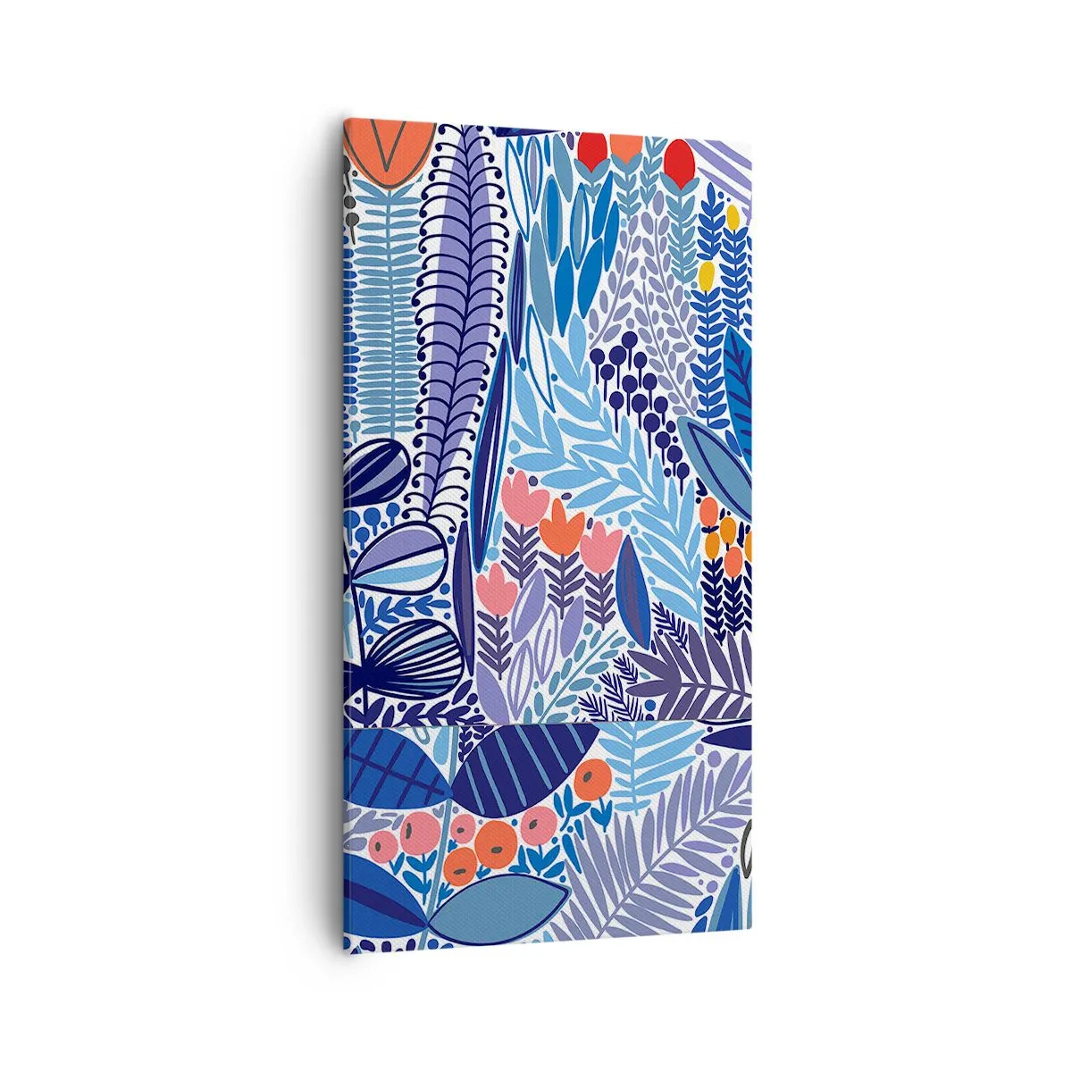 Canvastavla - Bild på duk - Hawaii-trädgård - 55x100 cm