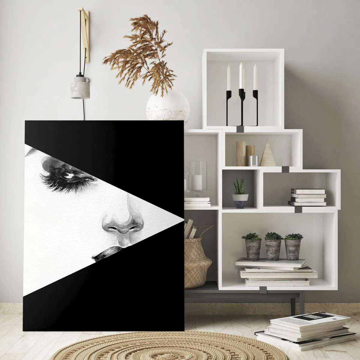 Glastavla - Bild på glas - Alltid oupptäckt - 50x70 cm