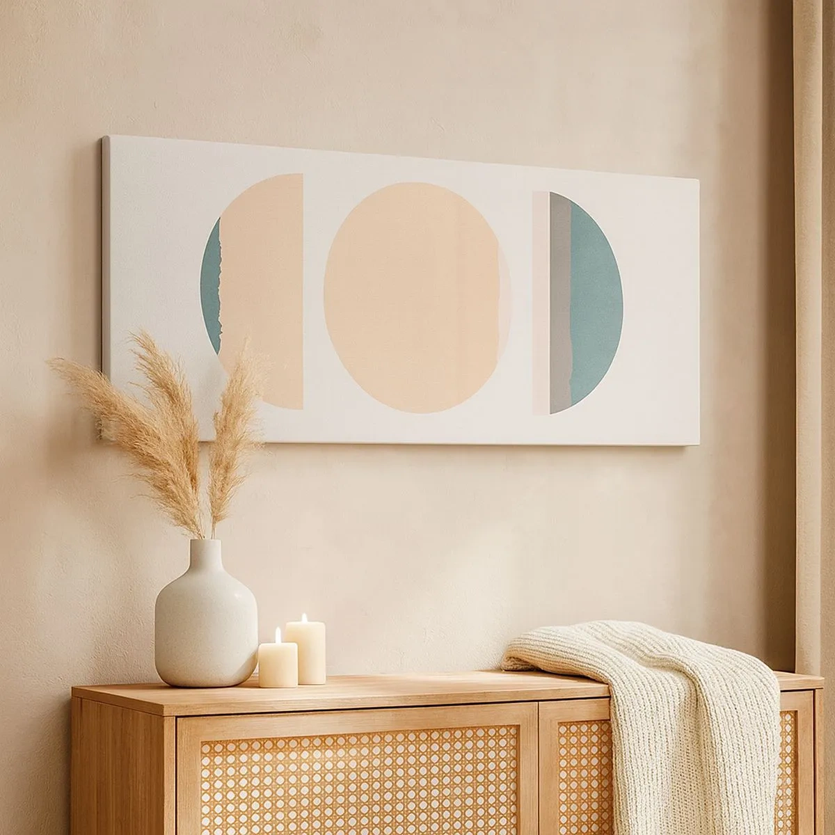 Canvastavla - Bild på duk - Hjul efter hjul - 100x40 cm