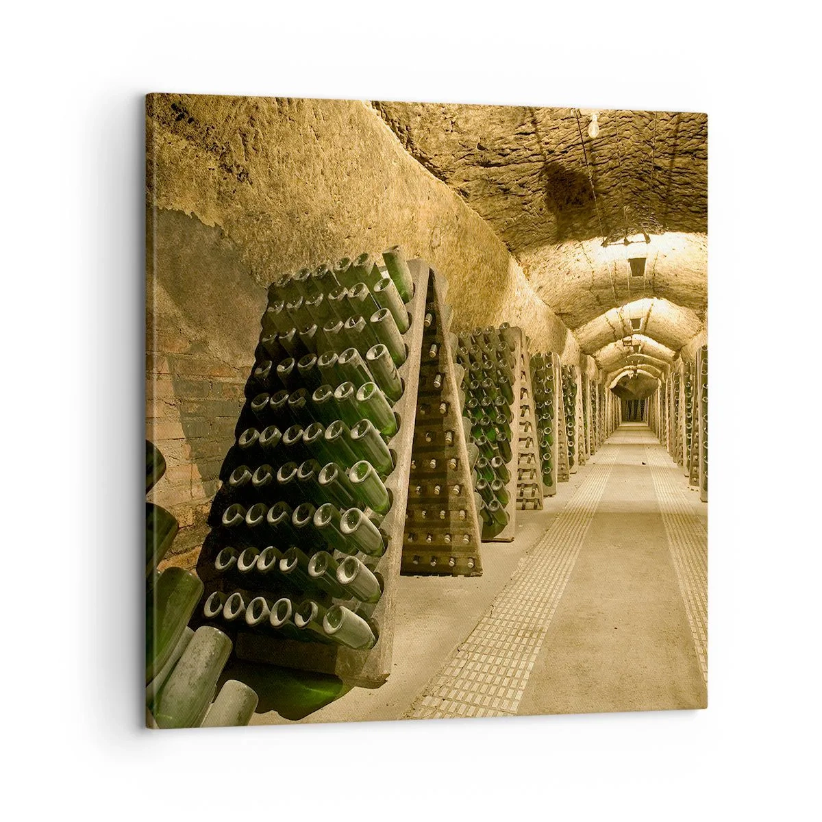 Canvastavla - Bild på duk - Smakens uppståndelse - 60x60 cm