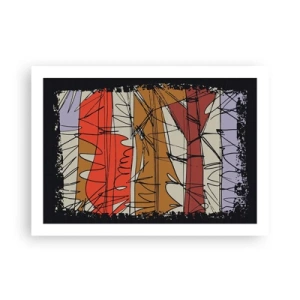 Affisch - Spontan komposition - 70x50 cm