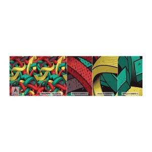 Provbit av fototapet Premium Sand - Vilken väg till målet? - Abstraktion, Bit, Serietidning - 100x30 cm