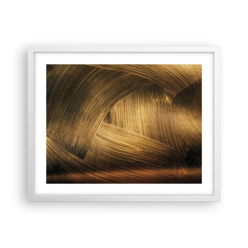 Affisch i vit ram - I gyllene labyrint - 50x40 cm