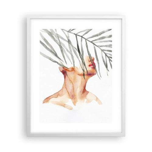 Affisch i vit ram - Känna tropikens puls - 40x50 cm