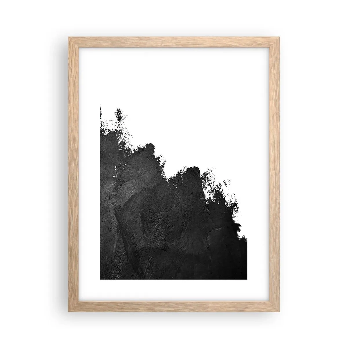 Affisch i ram av ljusek - Element: jord - 30x40 cm