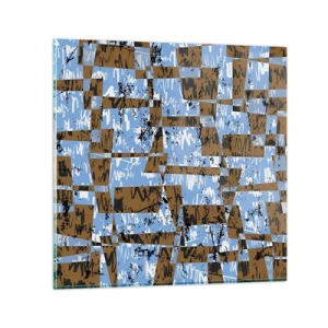 Glastavla - Bild på glas - Icke-folkligt urklipp - 60x60 cm