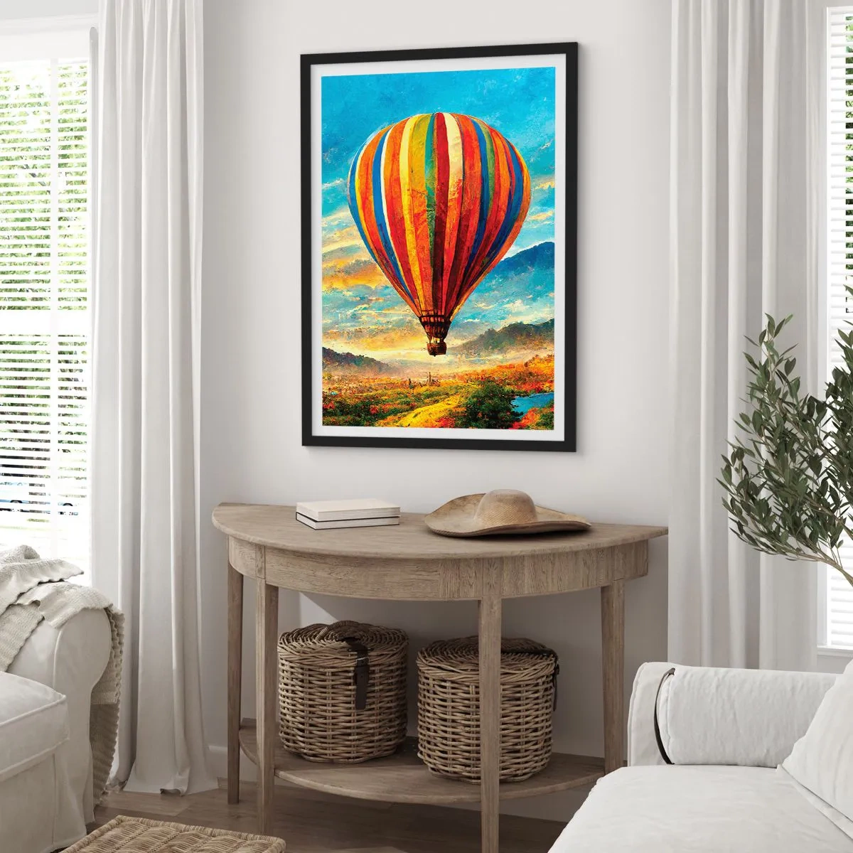 Affisch i svart ram - I tystnad ser man mer - 61x91 cm