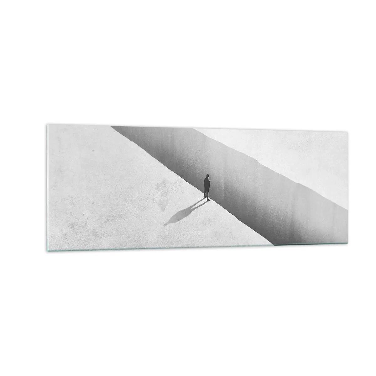 Glastavla - Bild på glas - Tydligt mål - 140x50 cm