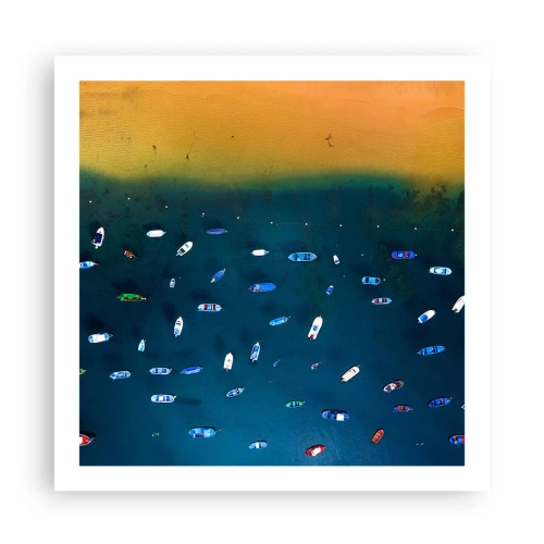 Affisch - Ett semesterspel - 60x60 cm