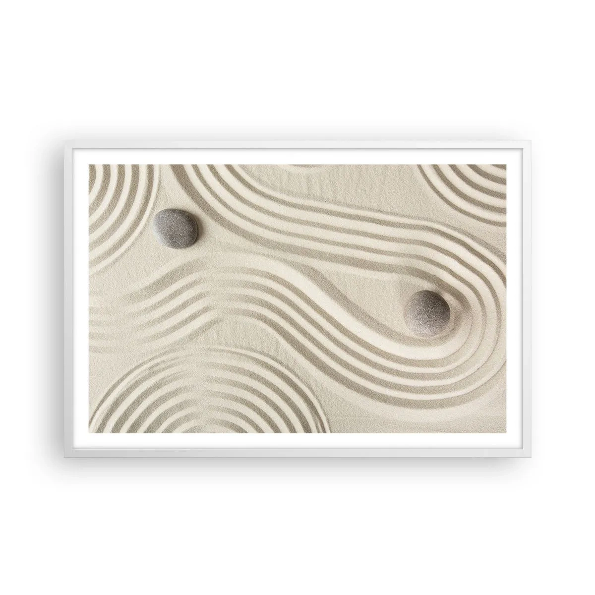 Affisch i vit ram - Värmens beröring - 91x61 cm