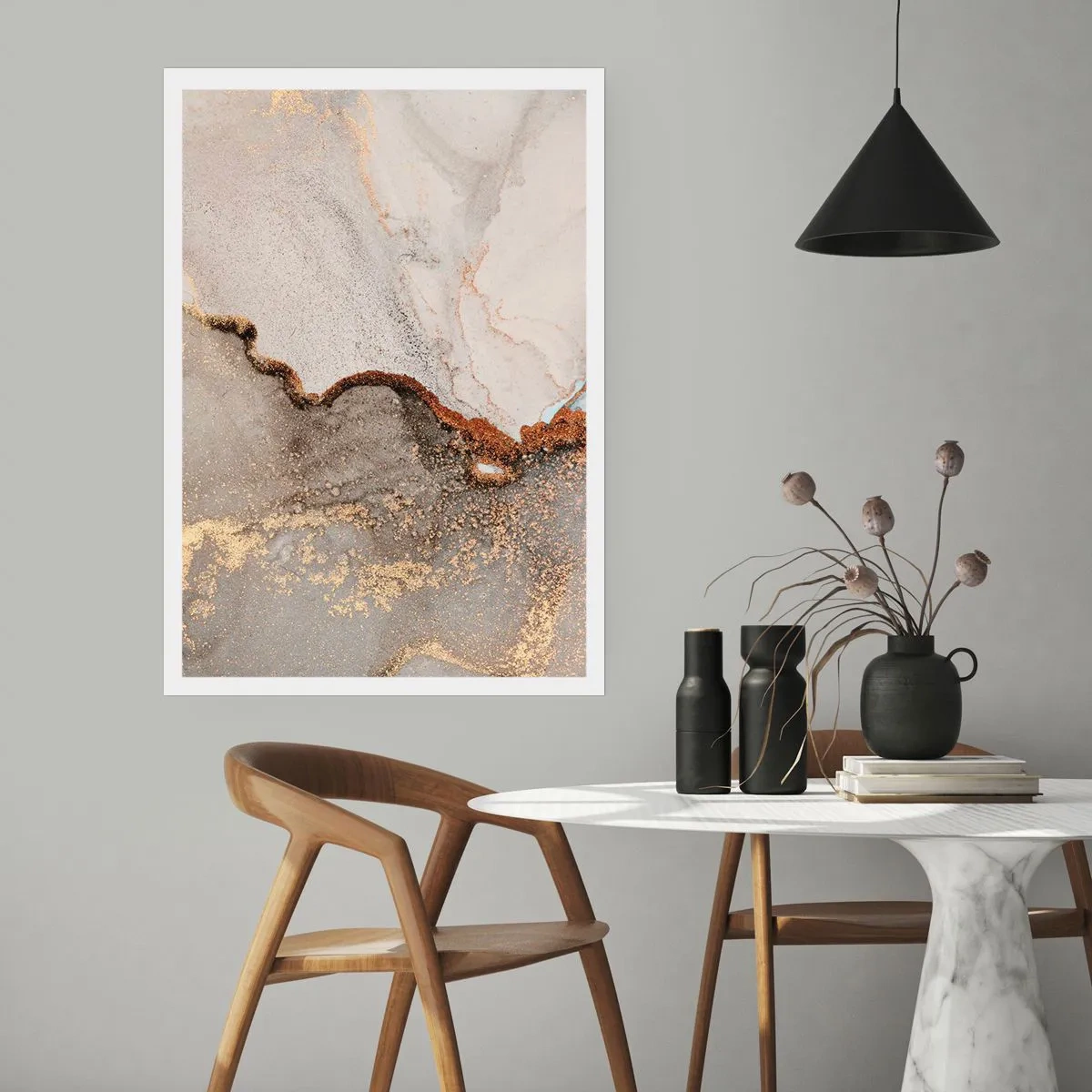 Affisch - På färgernas gräns - 61x91 cm