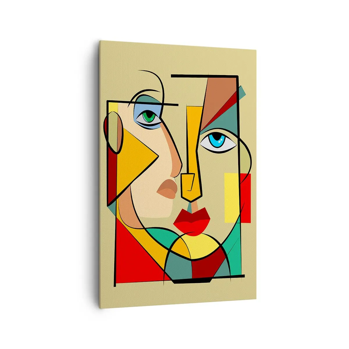 Canvastavla - Bild på duk - Ett matchande par - 80x120 cm