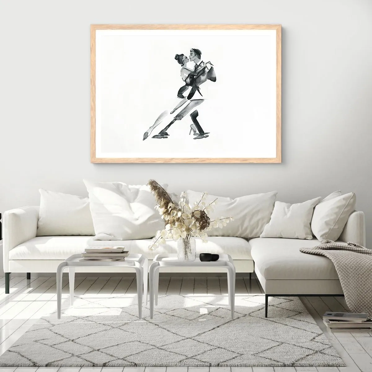 Affisch i ram av ljusek - I en rytm - 100x70 cm