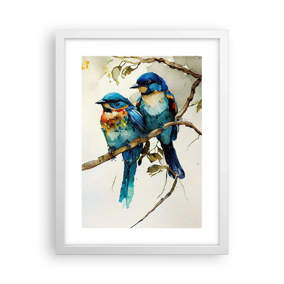 Affisch i vit ram - Sur? - 30x40 cm