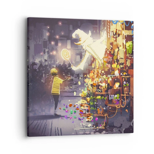 Canvastavla - Bild på duk - Trolldom existerar - 30x30 cm