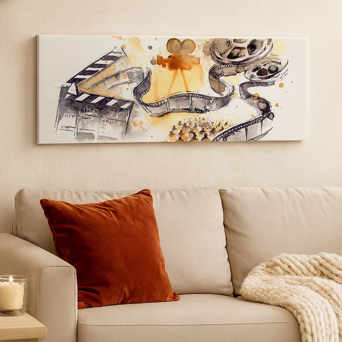 Canvastavla - Bild på duk - I drömmarnas land - 30x30 cm