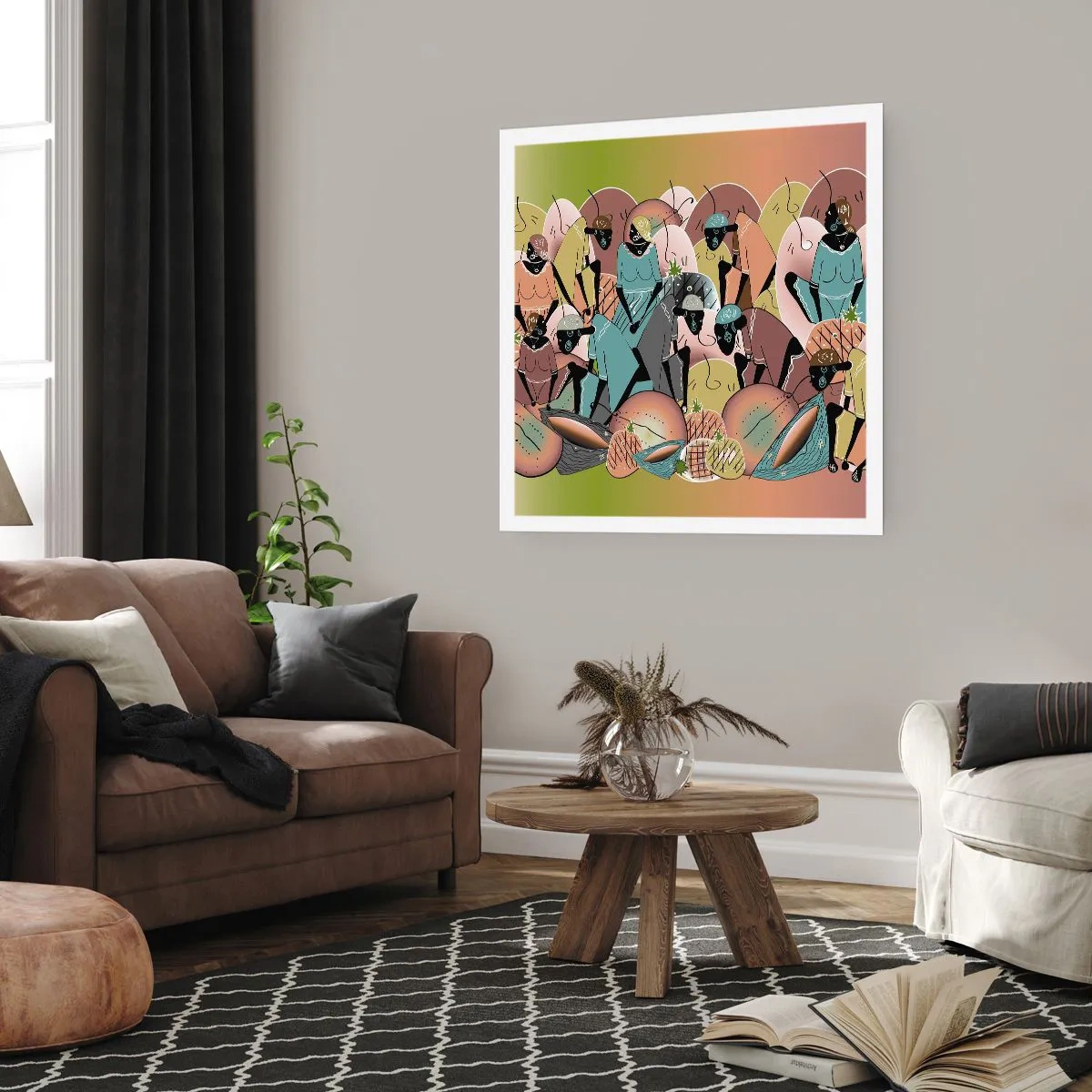 Affisch - Högtiden kommer - 60x60 cm