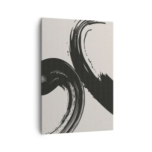 Canvastavla - Bild på duk - Svepande och cirkulärt - 70x100 cm