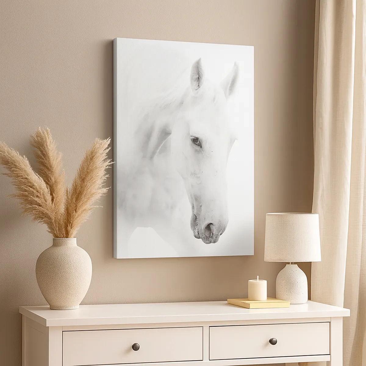 Canvastavla - Bild på duk - Är det vänskap…? - 50x70 cm