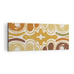 Canvastavla - Bild på duk - Sentimental abstraktion - 100x40 cm